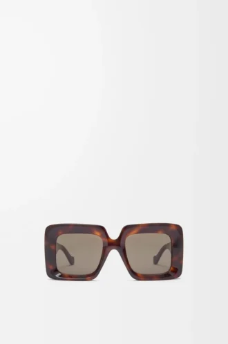 Beveled Square Maxi Anagram Sonnenbrille Havana