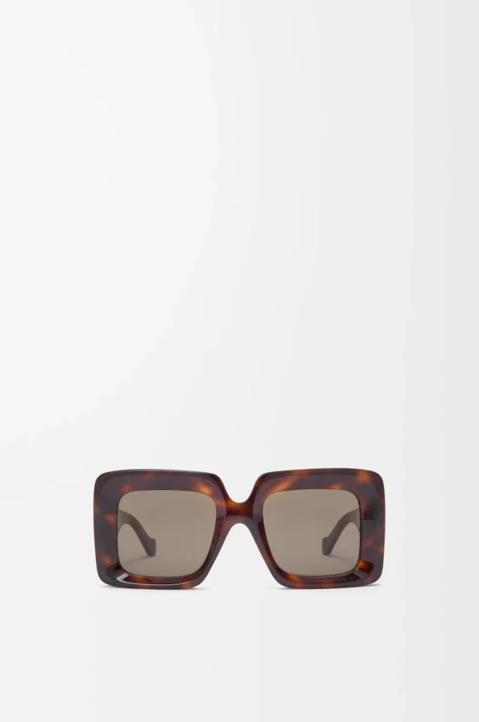 Beveled Square Maxi Anagram Sonnenbrille Havana