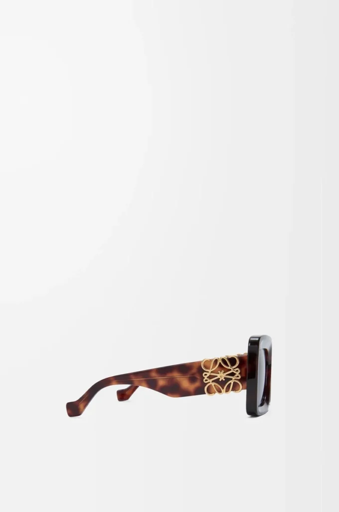 Beveled Square Maxi Anagram Sonnenbrille Havana