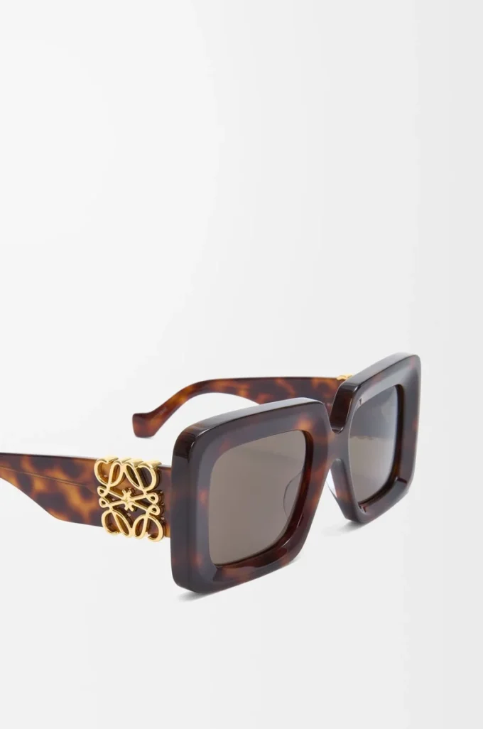 Beveled Square Maxi Anagram Sonnenbrille Havana