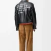 Bikerjacke aus Nappalammleder Schwarz