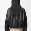 Bikerjacke aus Nappalammleder Schwarz