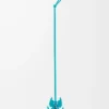 Blattinsekten-Schlüsselanhänger aus genähtem Leder in Deep Turquoise