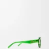 Blumen-Sonnenbrille Transparentgrün