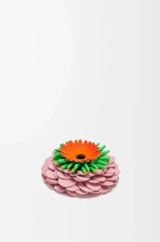 Blumen-Würfel aus klassischem Kalbsleder Light Candy