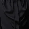 Bluse aus Seide in Schwarz