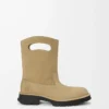 Bobby-Stiefel aus gewachstem Spaltkalbsleder Sahara