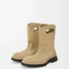 Bobby-Stiefel aus gewachstem Spaltkalbsleder Sahara