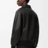 Bomberjacke aus Nappalammleder Schwarz