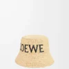 Bucket Hat aus Raffia Natur