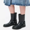 Campo Bikerstiefel aus Kalbsleder Schwarz