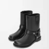 Campo Bikerstiefel aus Kalbsleder Schwarz