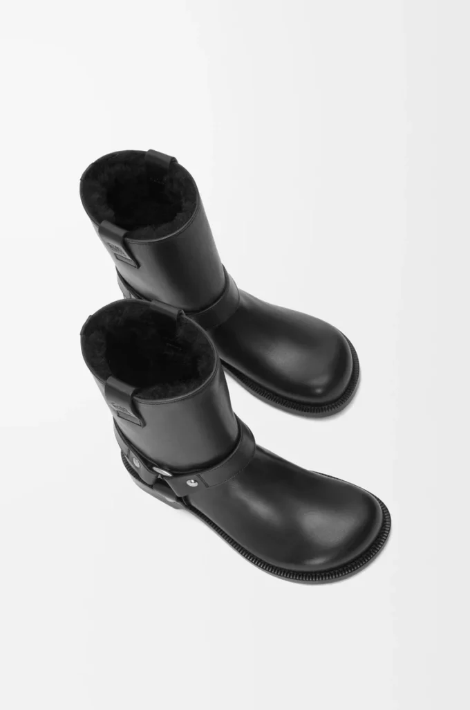 Campo Bikerstiefel aus Kalbsleder Schwarz