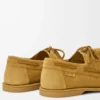 Campo Bootsschuh aus Kalbswildleder in Medium Tabacco