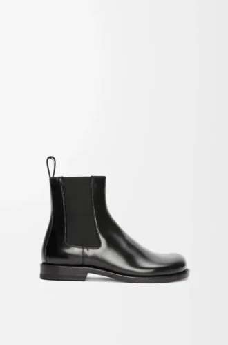 Campo Chelsea-Stiefel aus gebürstetem Kalbsleder in Schwarz