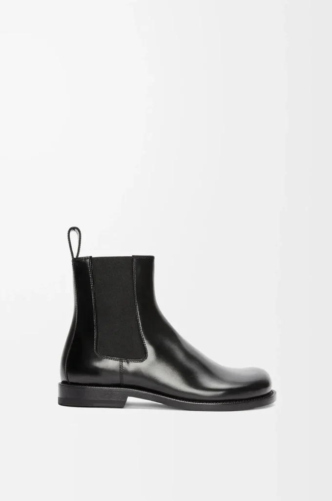 Campo Chelsea-Stiefel aus gebürstetem Kalbsleder in Schwarz