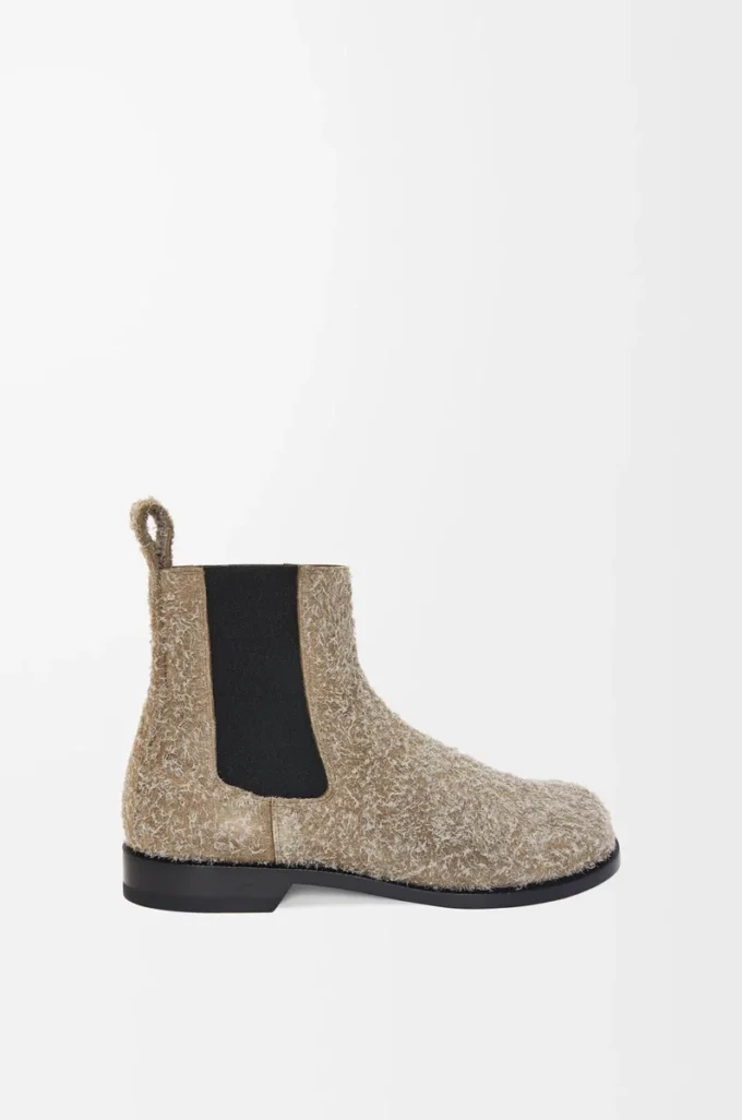 Campo Chelsea-Stiefel aus gebürstetem Wildleder in Khaki-Grün