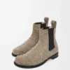 Campo Chelsea-Stiefel aus gebürstetem Wildleder in Khaki-Grün