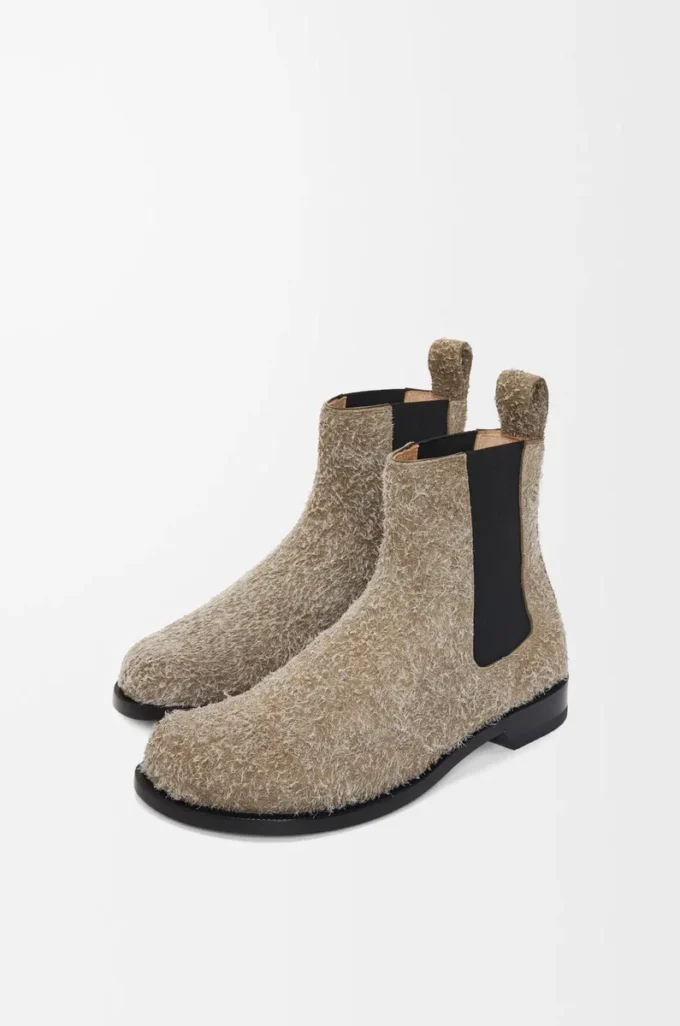 Campo Chelsea-Stiefel aus gebürstetem Wildleder in Khaki-Grün