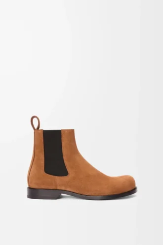 Campo Chelsea-Stiefel aus Kalbswildleder Tabacco