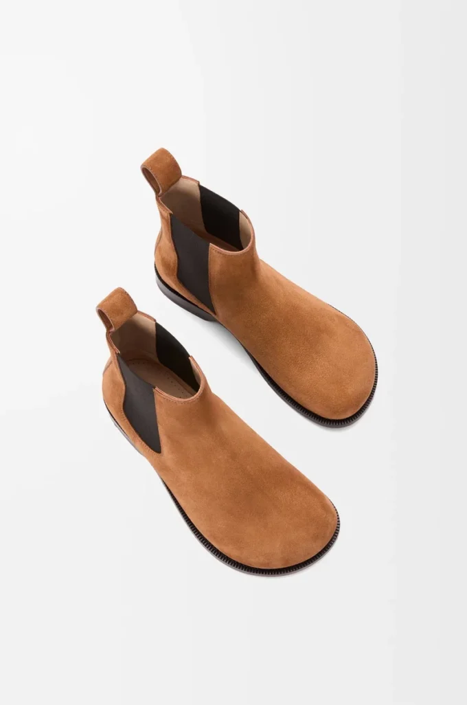 Campo Chelsea-Stiefel aus Kalbswildleder Tabacco