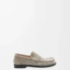 Campo Loafer aus gebürstetem Wildleder in Khaki-Grün