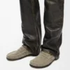 Campo Loafer aus gebürstetem Wildleder in Khaki-Grün