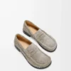 Campo Loafer aus gebürstetem Wildleder in Khaki-Grün