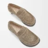 Campo Loafer aus gebürstetem Wildleder in Khaki-Grün