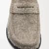 Campo Loafer aus gebürstetem Wildleder in Khaki-Grün