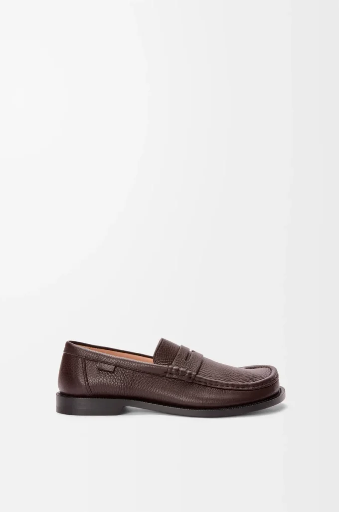 Campo Loafer aus Hirschleder in Oxblood