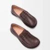 Campo Loafer aus Hirschleder in Oxblood