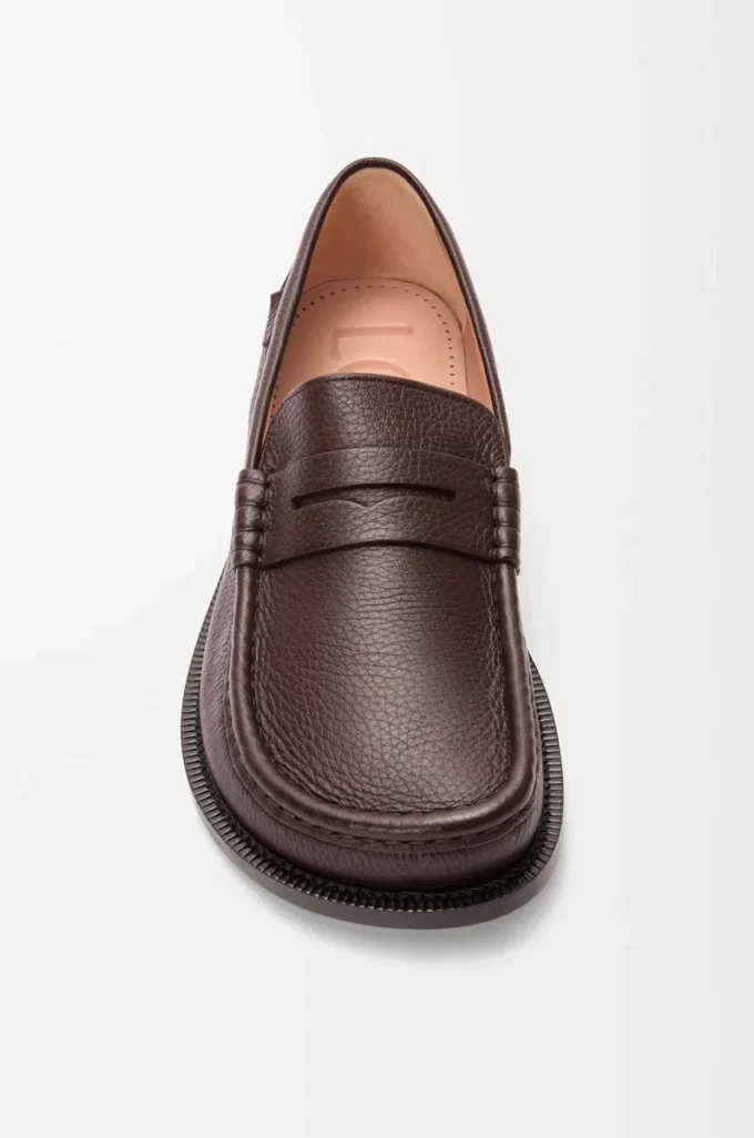 Campo Loafer aus Hirschleder in Oxblood