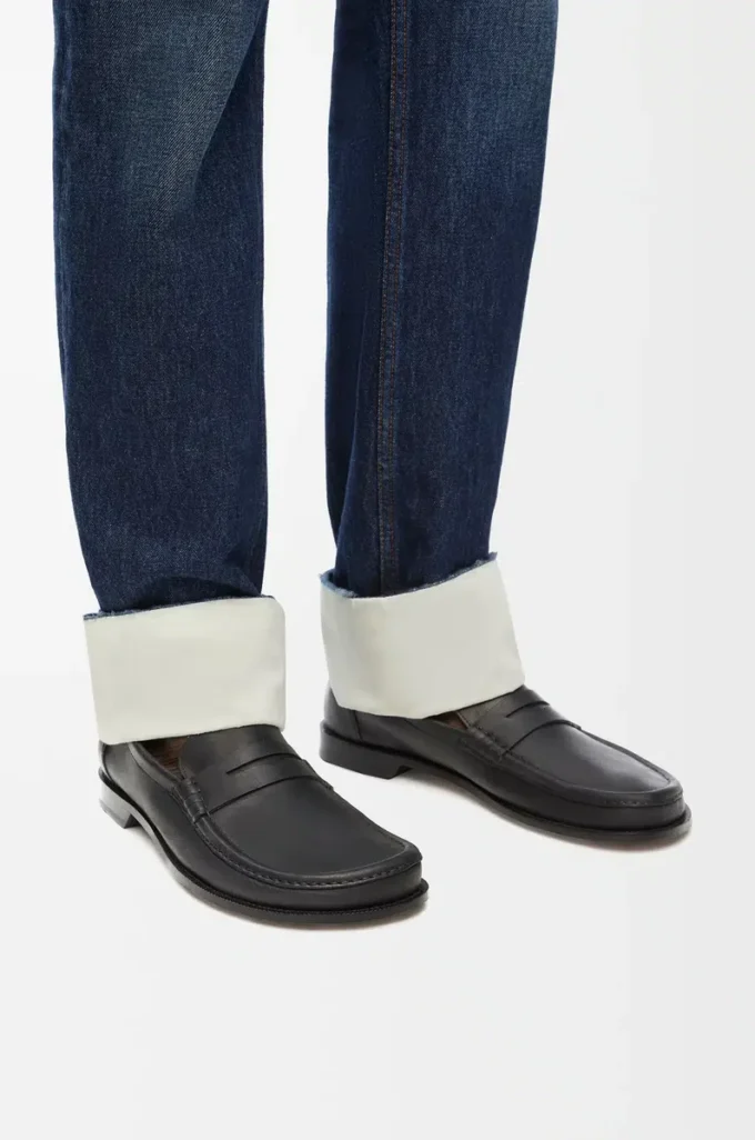 Campo Loafer aus Kalbsleder in Schwarz
