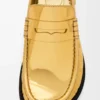 Campo Loafer aus metallischem Kalbsleder in Gold