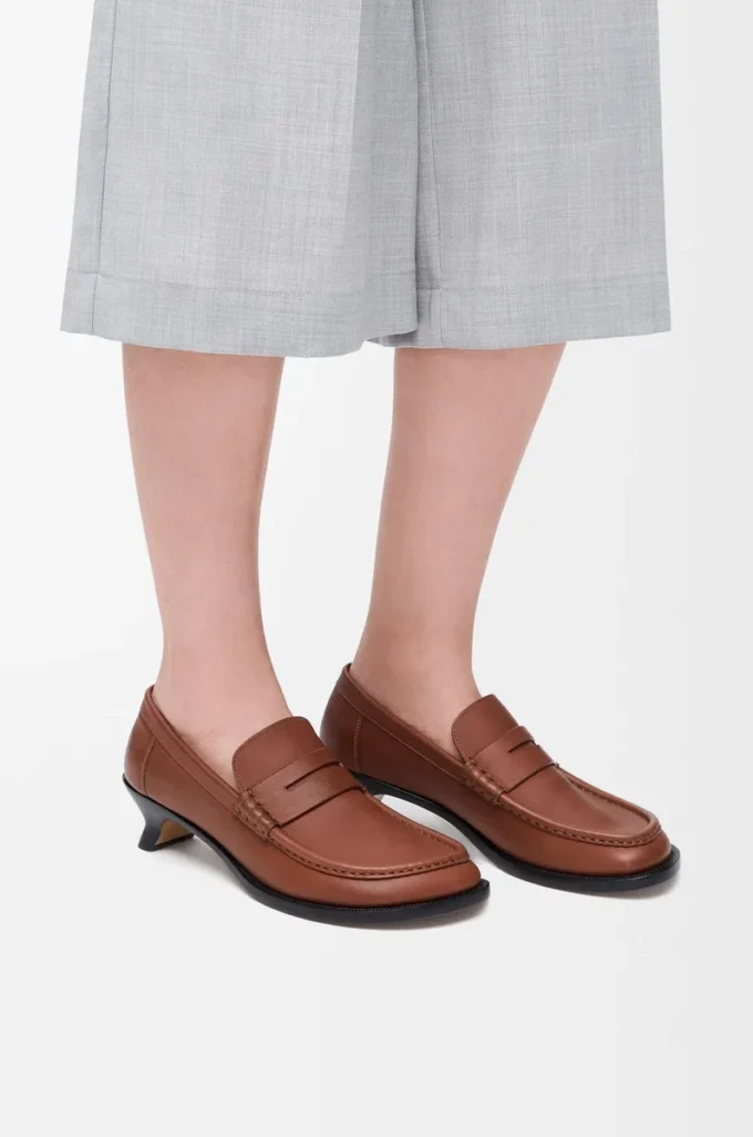 Campo Loafer aus weichem Kalbsleder Rost
