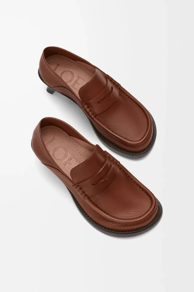 Campo Loafer aus weichem Kalbsleder Rost