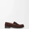 Campo Slipper aus Wildkalbsleder Dunkelbraun
