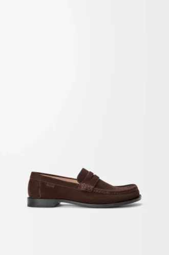 Campo Slipper aus Wildkalbsleder Dunkelbraun