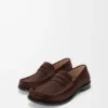 Campo Slipper aus Wildkalbsleder Dunkelbraun