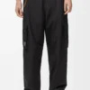Cargohose aus technischem Shell-Material Schwarz
