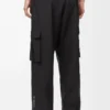 Cargohose aus technischem Shell-Material Schwarz
