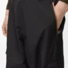 Cargohose aus technischem Shell-Material Schwarz
