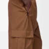 Cargohose aus technischem Shell-Material Toffee