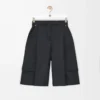 Cargoshorts aus Wolle Dunkelgrau