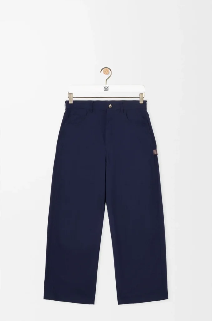 Carpenter-Hose aus Baumwolle in Marineblau