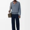Carpenter-Hose aus Baumwolle in Marineblau