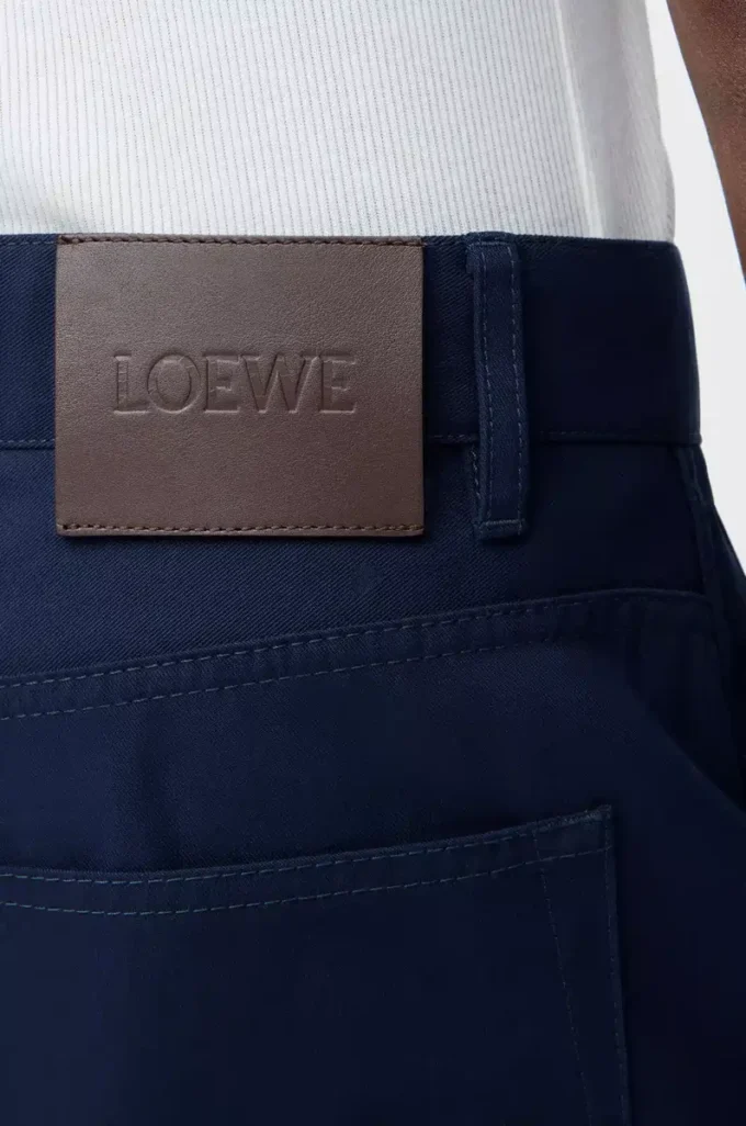 Carpenter-Hose aus Baumwolle in Marineblau