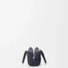 Cats Amazona 23 verkürzte Tasche aus besticktem Denim Blau