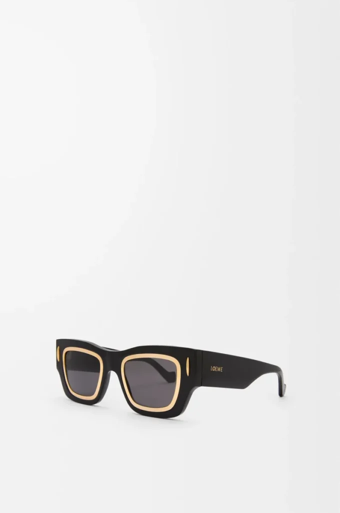 Cinema Frame Sonnenbrille Black Gold